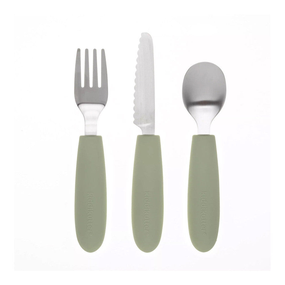 Set de Cubiertos Kiddi Kutter - Sage