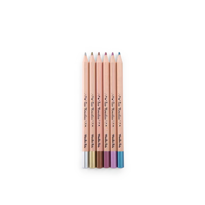 Lápices de colores metalizados