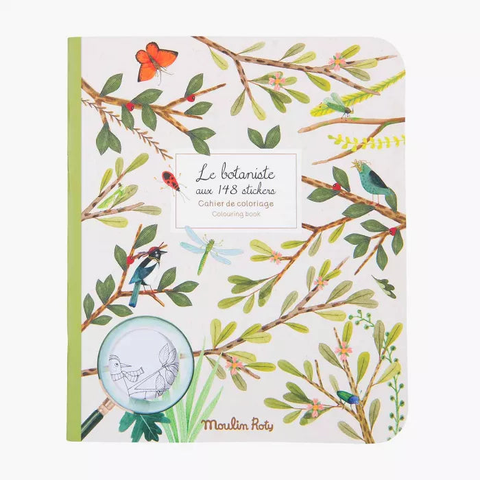 Le botaniste aux 148 stickers - Libro para colorear