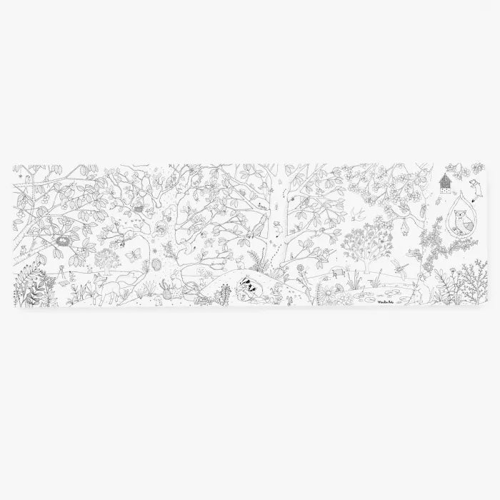 Dibujo gigante para colorear El Botanista