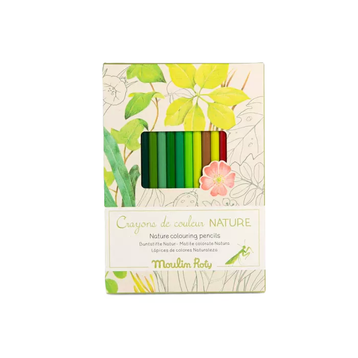 12 lápices de colores - Nature