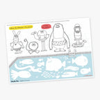 Pack 40 manteles para colorear Les Shmouks