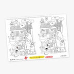 Pack 40 manteles para colorear Les Shmouks