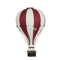 Globo aerostático - Crema y burdeos