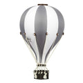 Globo aerostático - Blanco y gris oscuro
