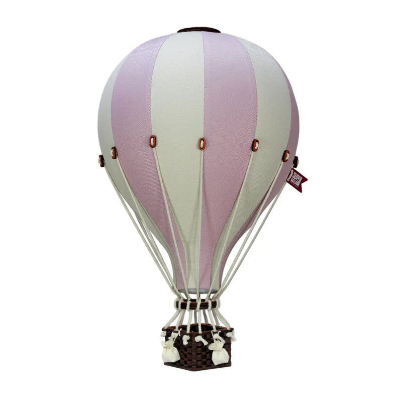 Globo aerostático - Crema y lila