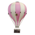 Globo aerostático - Beige y rosa claro