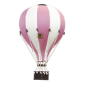 Globo aerostático - Blanco y rosa claro