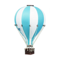 Globo aeroestático - Blanco y turquesa