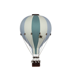 Globo aerostático - Beige, gris menta y verde