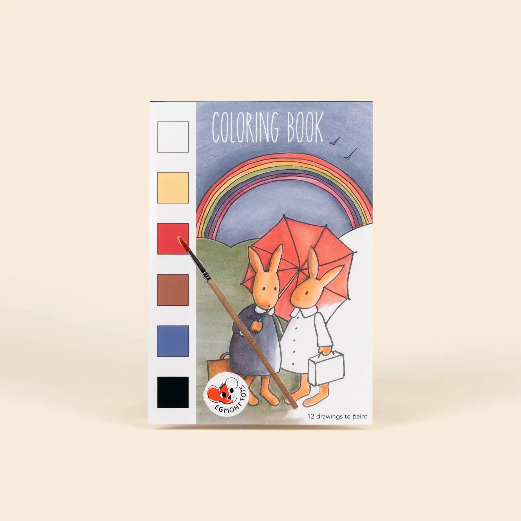 Libro para colorear con acuarela seca