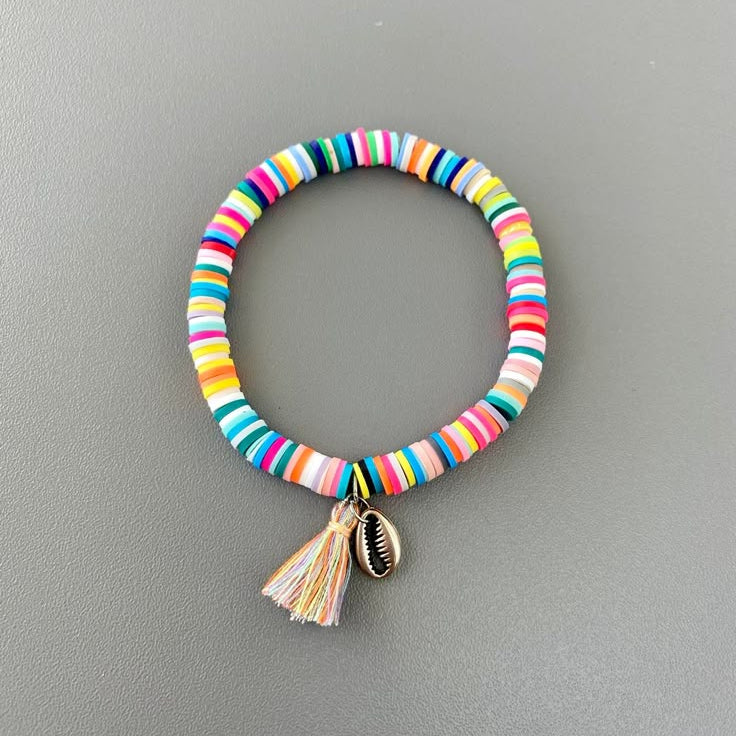 Crea tus pulseras - Perles Heishi Pompons