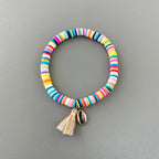Crea tus pulseras - Perles Heishi Pompons