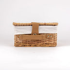 Cesta de Mimbre con Set de Té Bosque