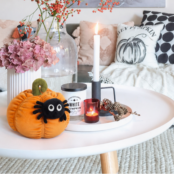 Calabaza con araña