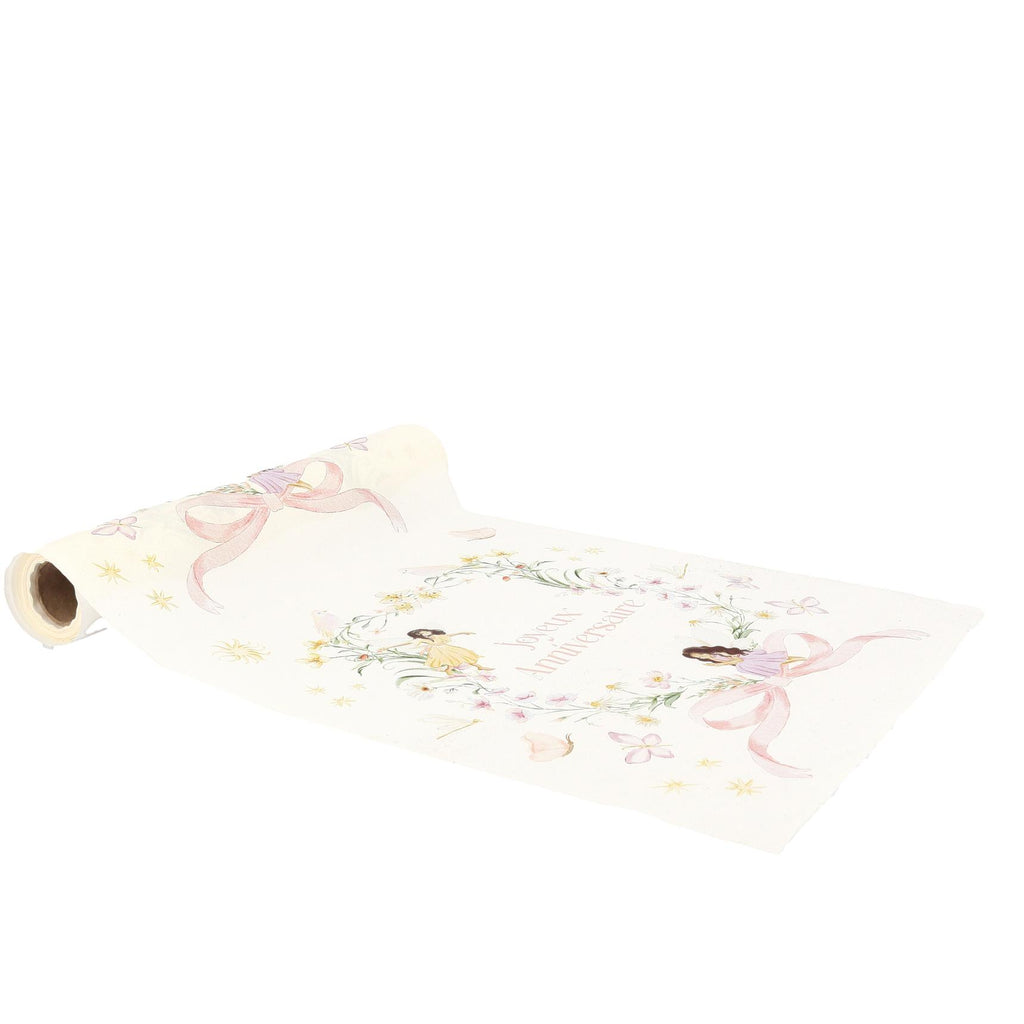 Camino de Mesa Joyeux Anniversaire Fairy World