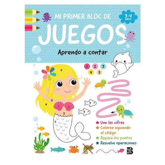Mi primer bloc de juegos: Aprendo a contar
