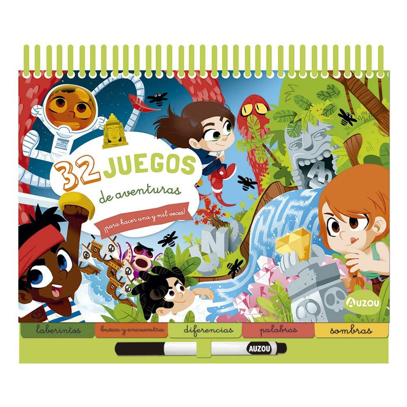 32 Juegos de aventuras ¡Para hacer una y mil veces!