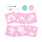 Set tatuajes unicornio