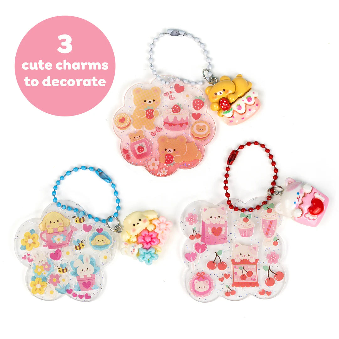 Bag Charms Sticker Kraft Kit - Kawai