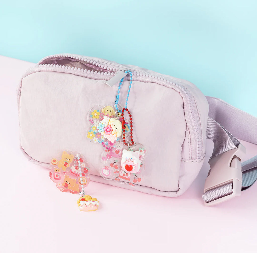 Bag Charms Sticker Kraft Kit - Kawai