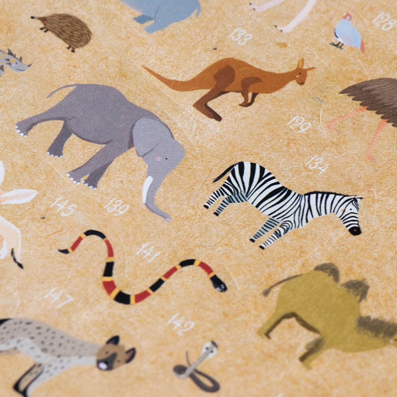Animal World poster & stickers