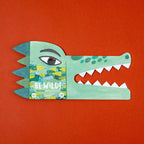 Be Wild! Crocodile Mask&Stickers