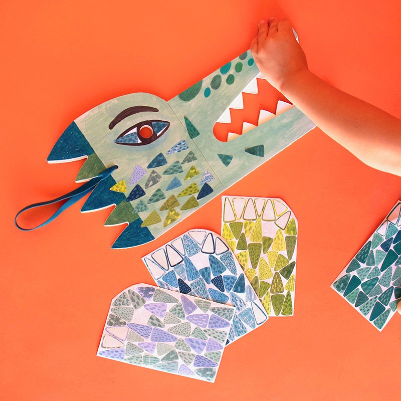 Be Wild! Crocodile Mask&Stickers