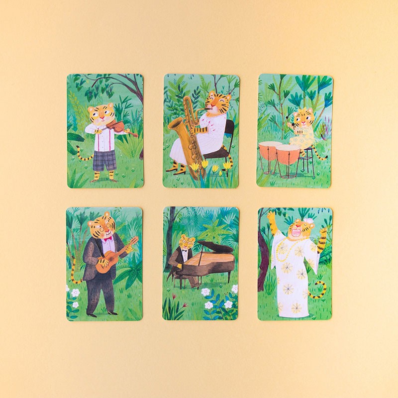 Animals big band - Juego de cartas