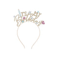 Tiara dorada It's My Birthday