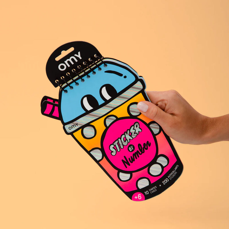 Libreta sticker by number - Bubble Tea