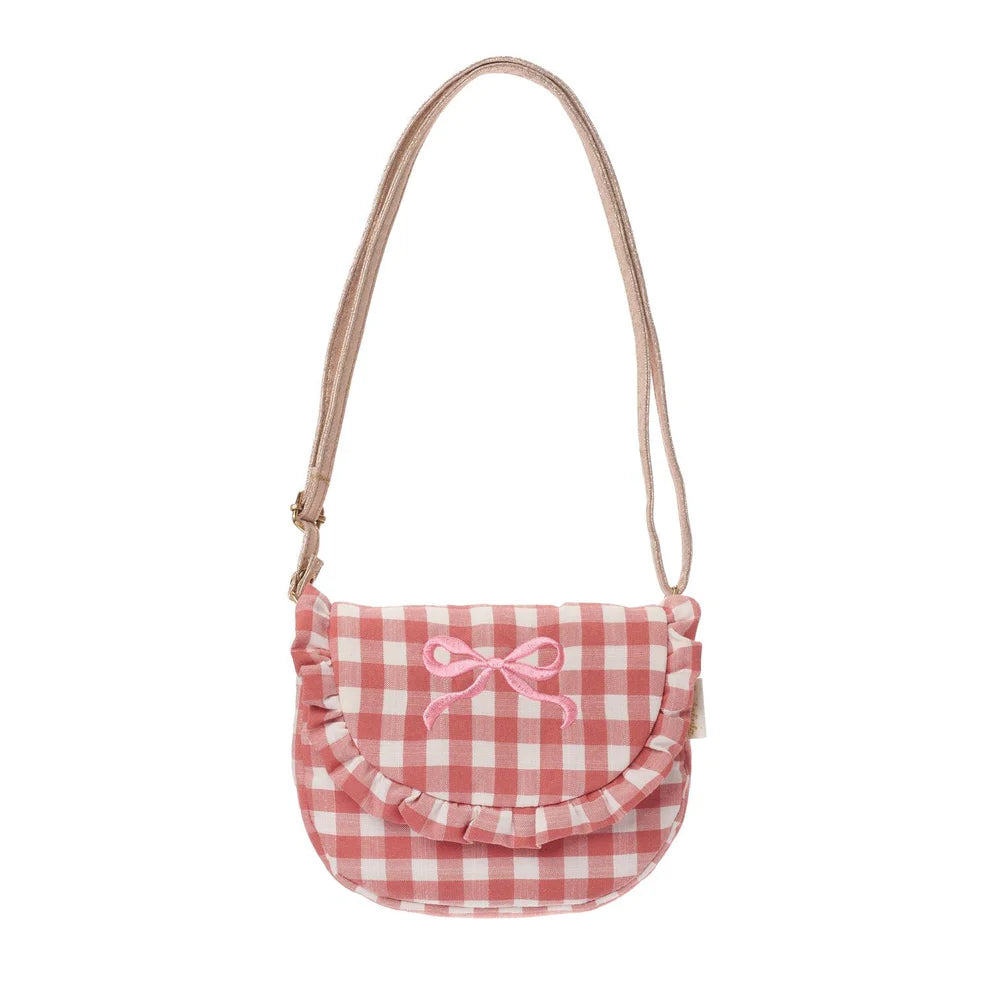 Bolso Gingham Ruffle Bow