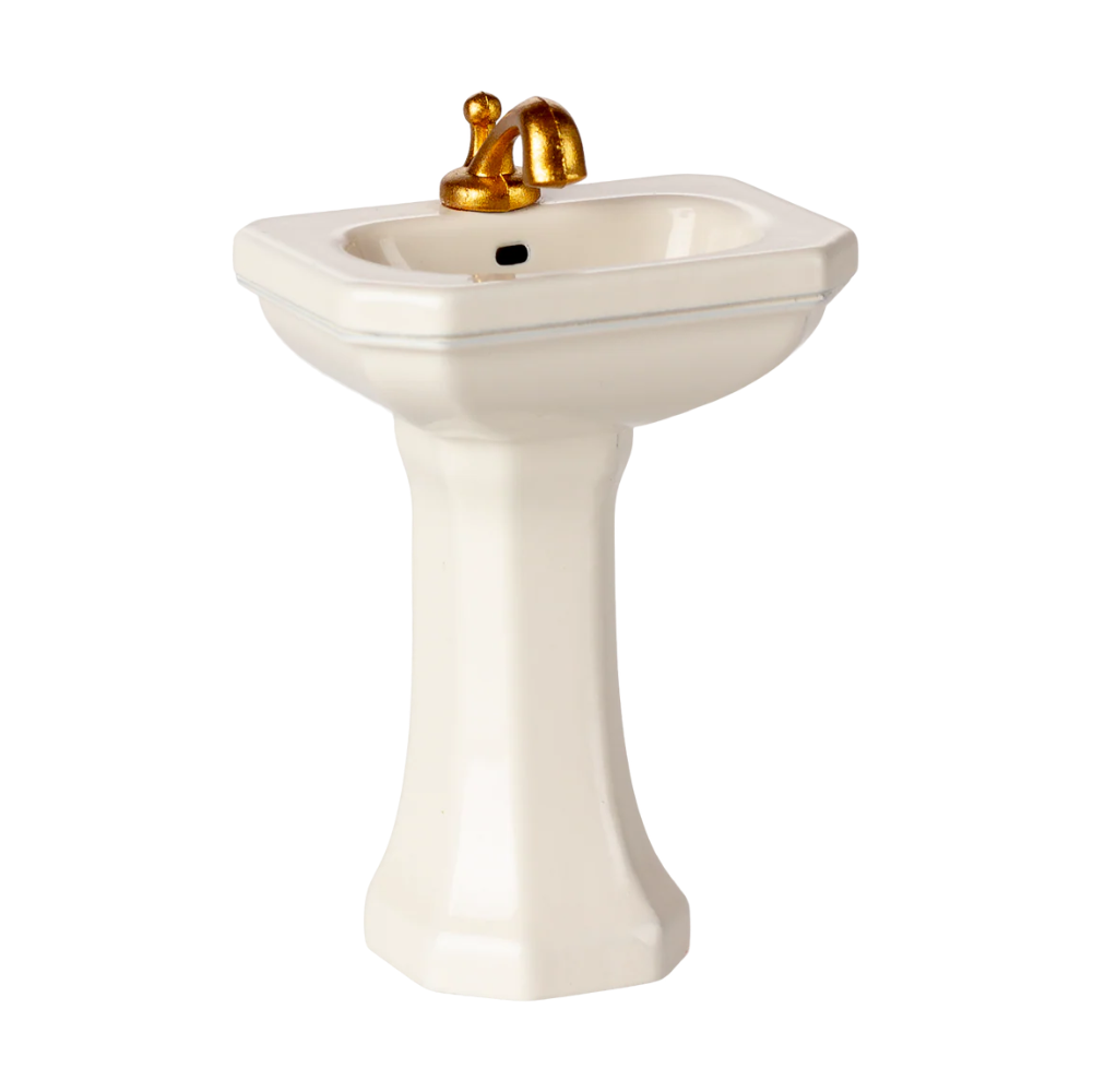 Lavabo de baño, ratón - Blanco roto