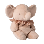 Elefante de peluche grande - empolvado