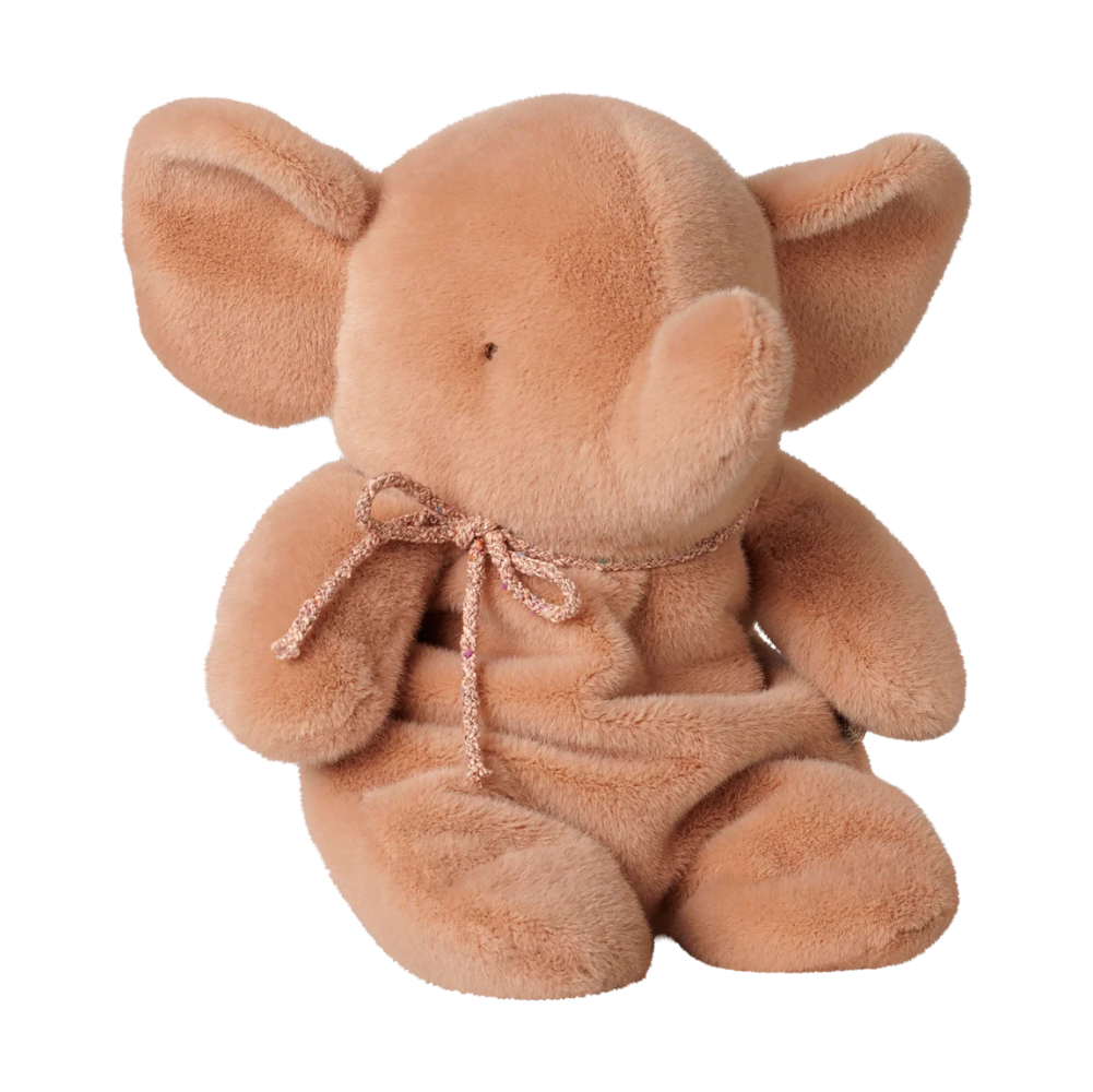 Elefante de peluche, Mediano - Rosa vintage