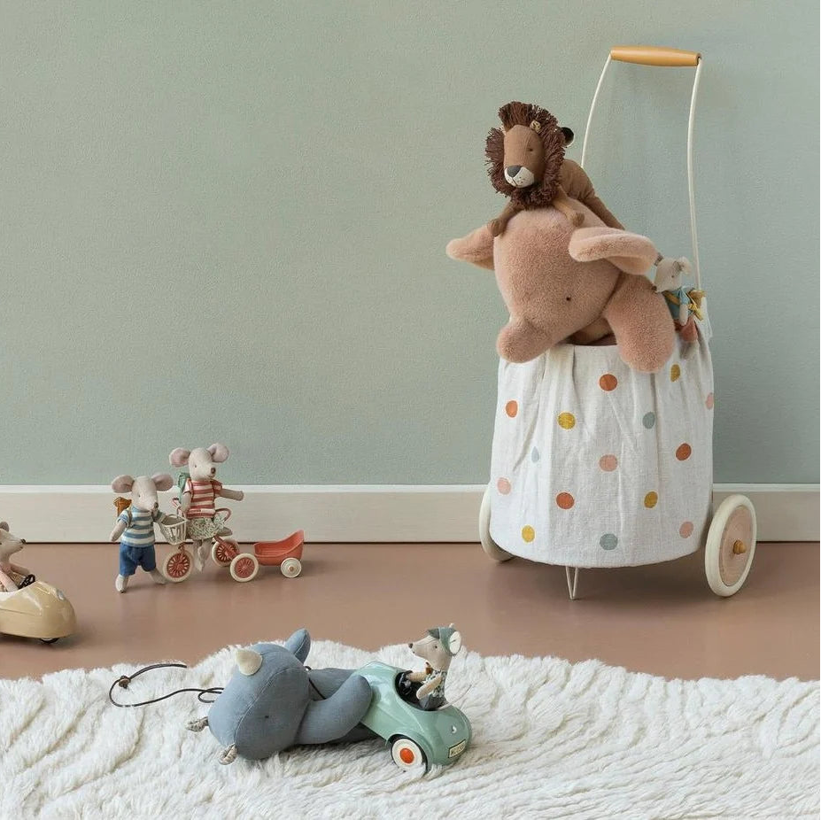 Elefante de peluche, Mediano - Rosa vintage