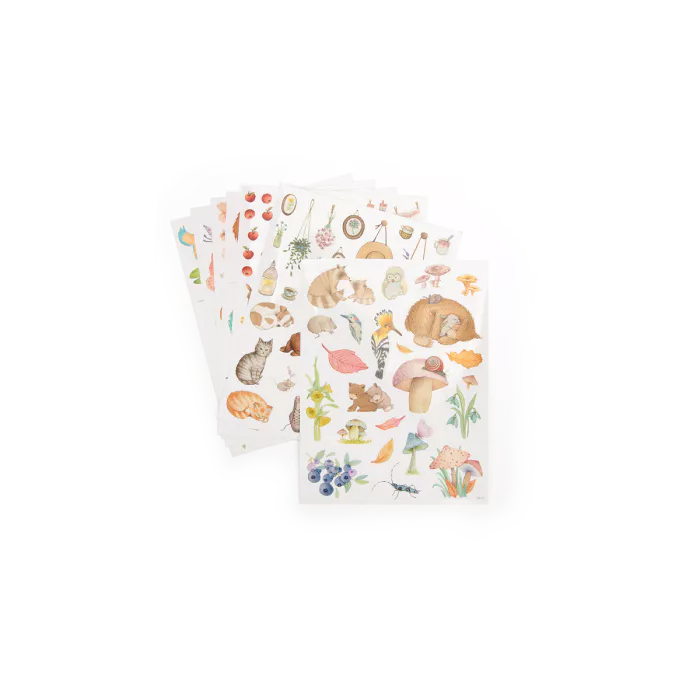 Les Rosalies aux 230 stickers - Libro para colorear