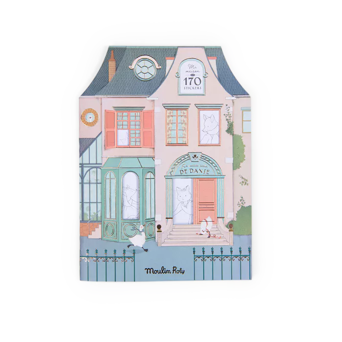 Ma maison aux 170 stickers - Libro de colorear
