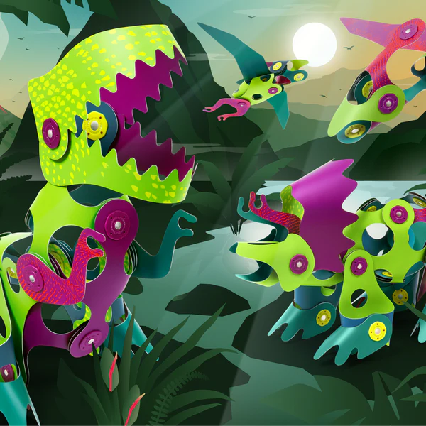 Clixo Dino Adventure Pack 36pcs