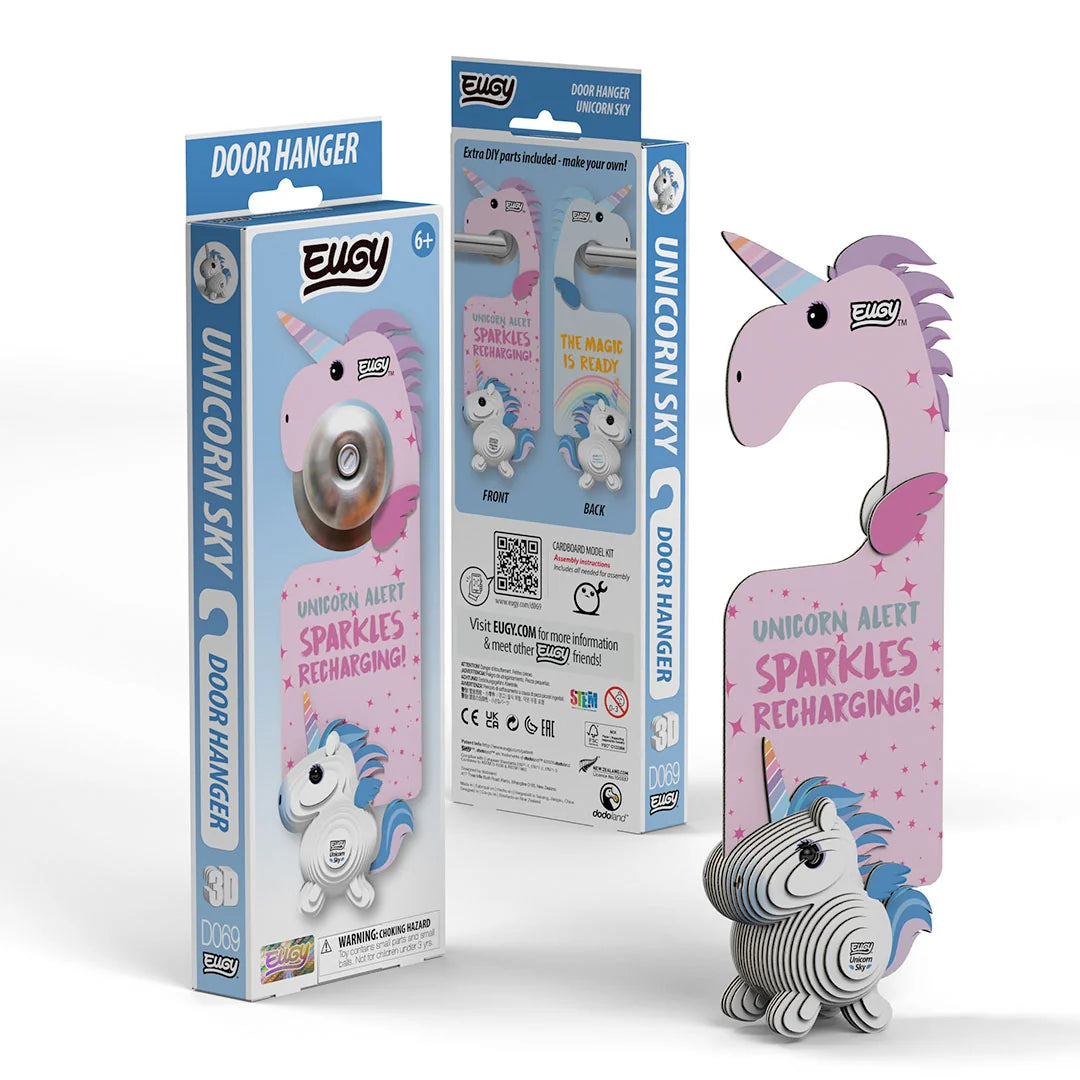 Eugy D079 Unicornio Sky con colgador de puerta