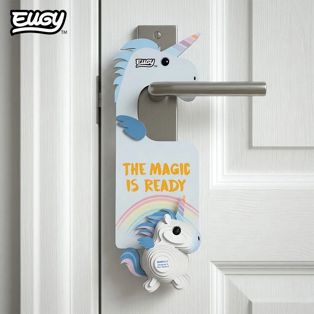 Eugy D079 Unicornio Sky con colgador de puerta