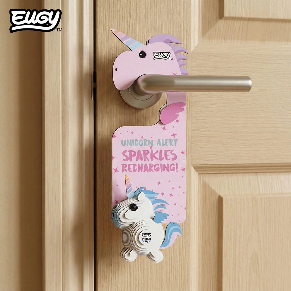 Eugy D079 Unicornio Sky con colgador de puerta