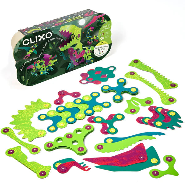 Clixo Dino Adventure Pack 36pcs