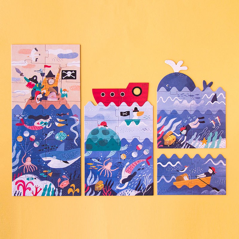 Discover the treasure - Puzzle a capas