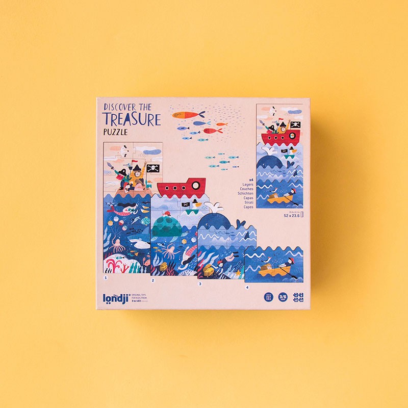 Discover the treasure - Puzzle a capas