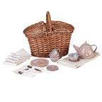 Cesta picnic con juego de té