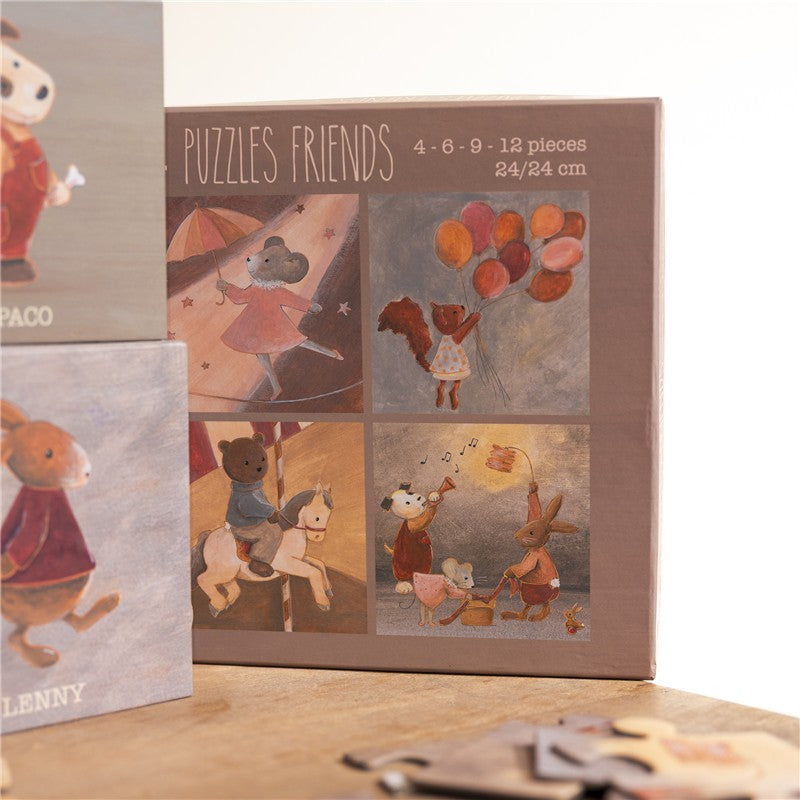 4 puzzles Amigos