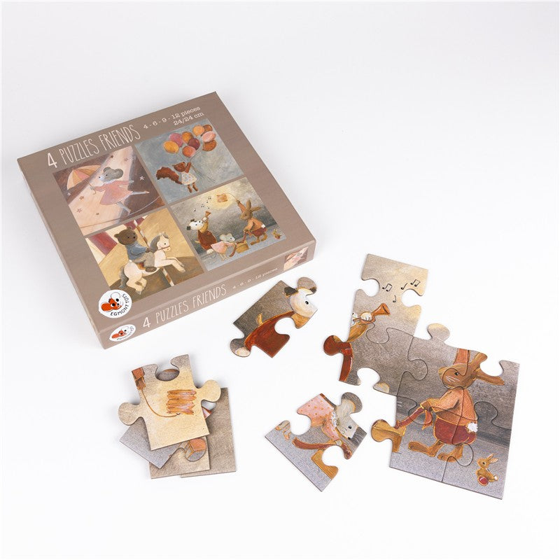 4 puzzles Amigos