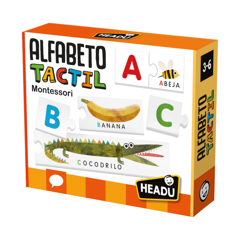 Alfabeto táctil montessori