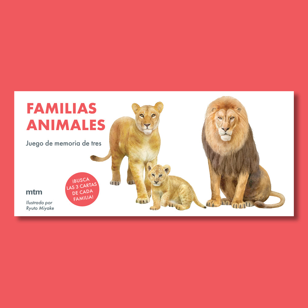 Juego de memoria - Familias animales